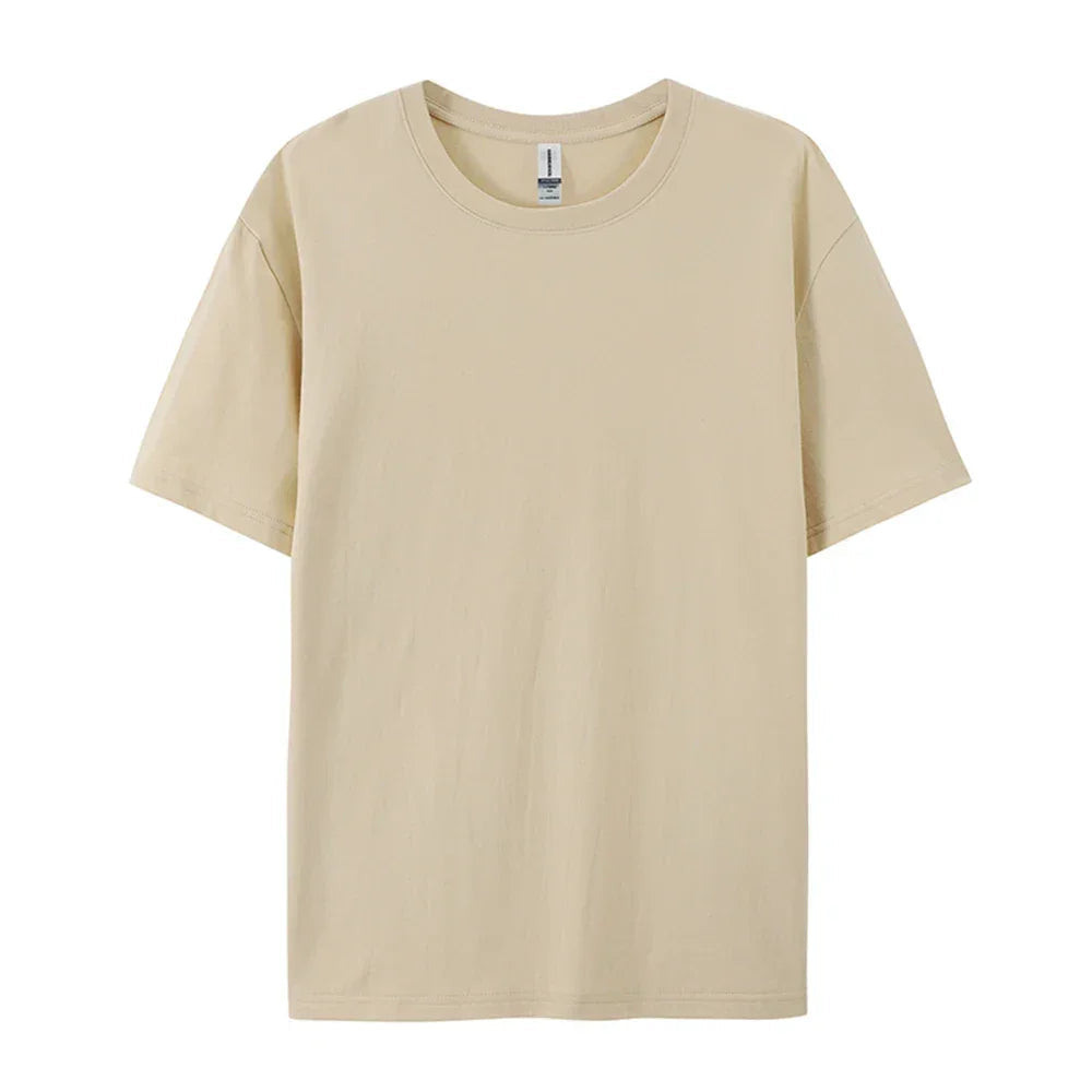 Camiseta de Algodão Gola Redonda Modelagem Solta Fiorenze