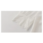 Blusa Casual em Algodão com Bordado e Manga Bufante Fiorenze