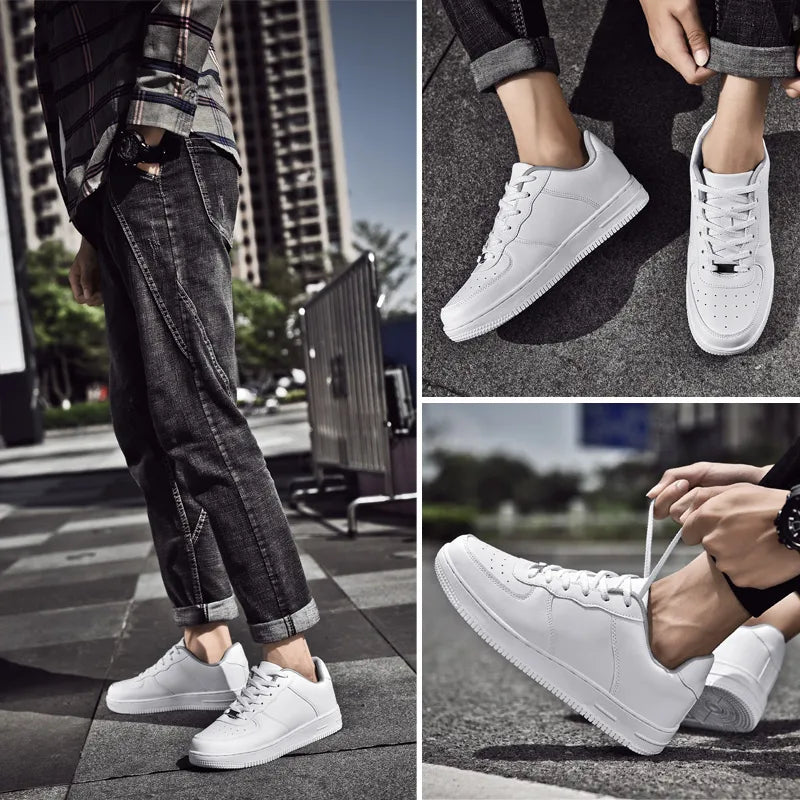 Tênis Casual de Couro Fiorenze Force