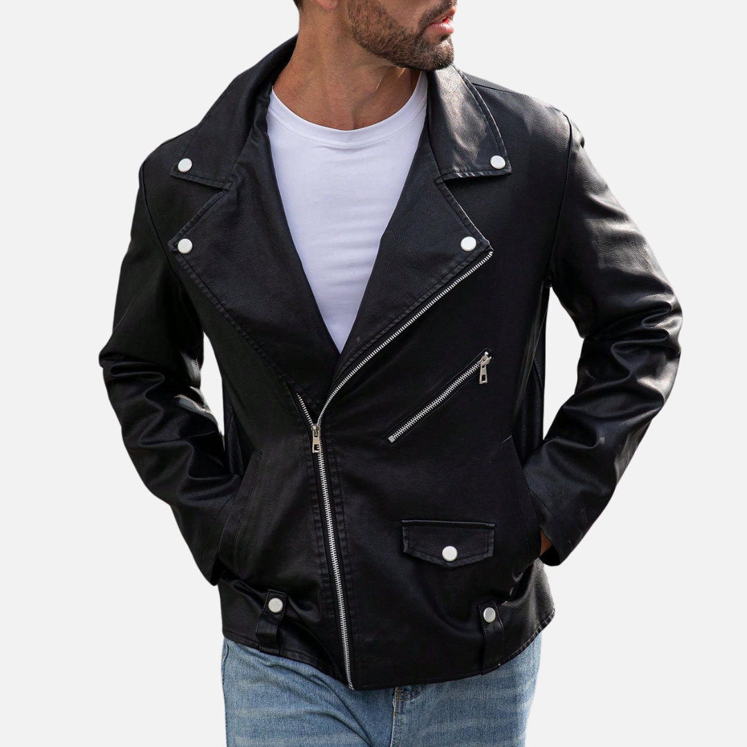 Jaqueta de Couro Masculina Fiorenze FRZ816