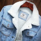 Jaqueta Jeans Masculina Forrada em Lã Fiorenze FRZ189