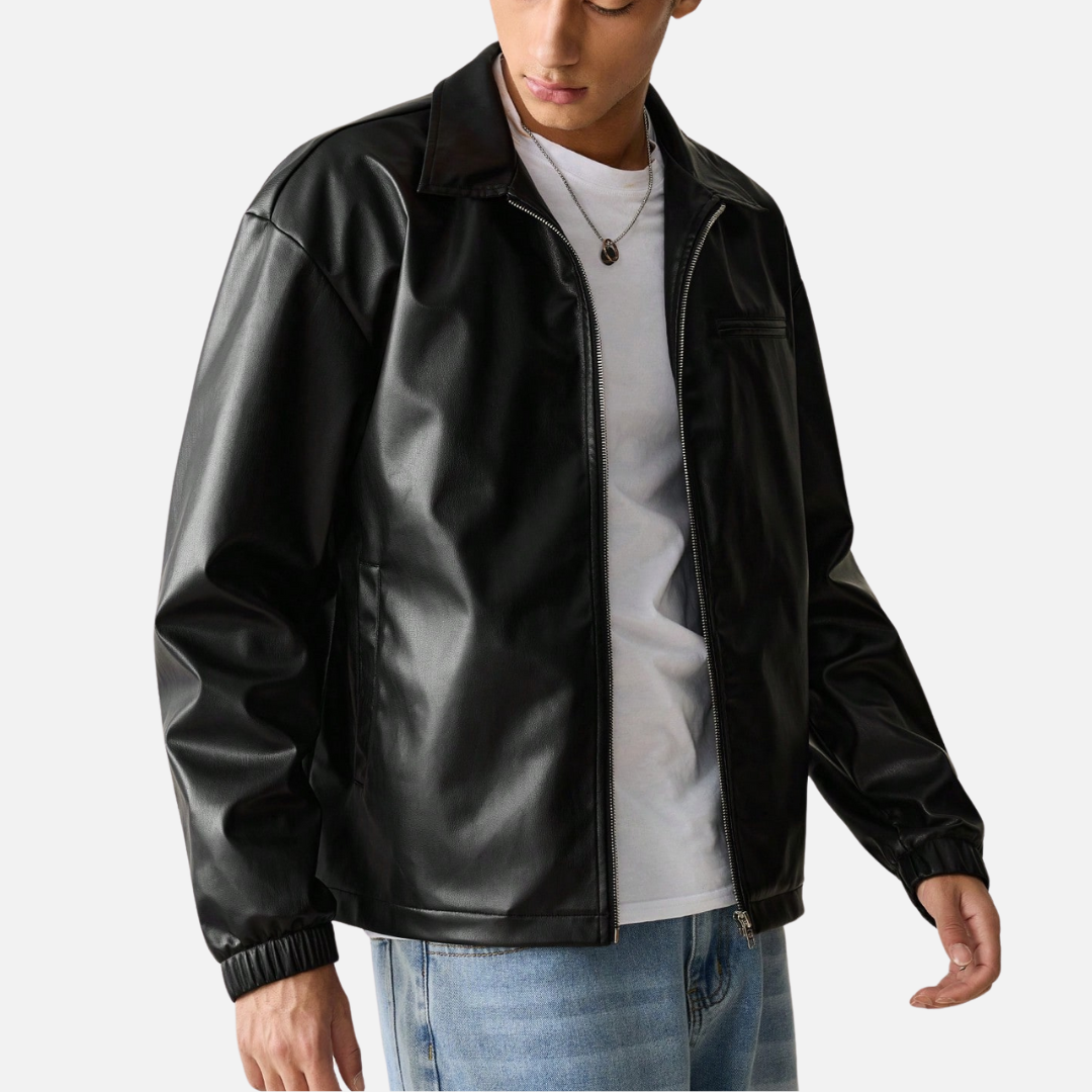 Jaqueta de Couro Masculina Fiorenze FRZ817