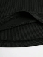 Camiseta de Malha com Elastano Recorte Vazado Fiorenze