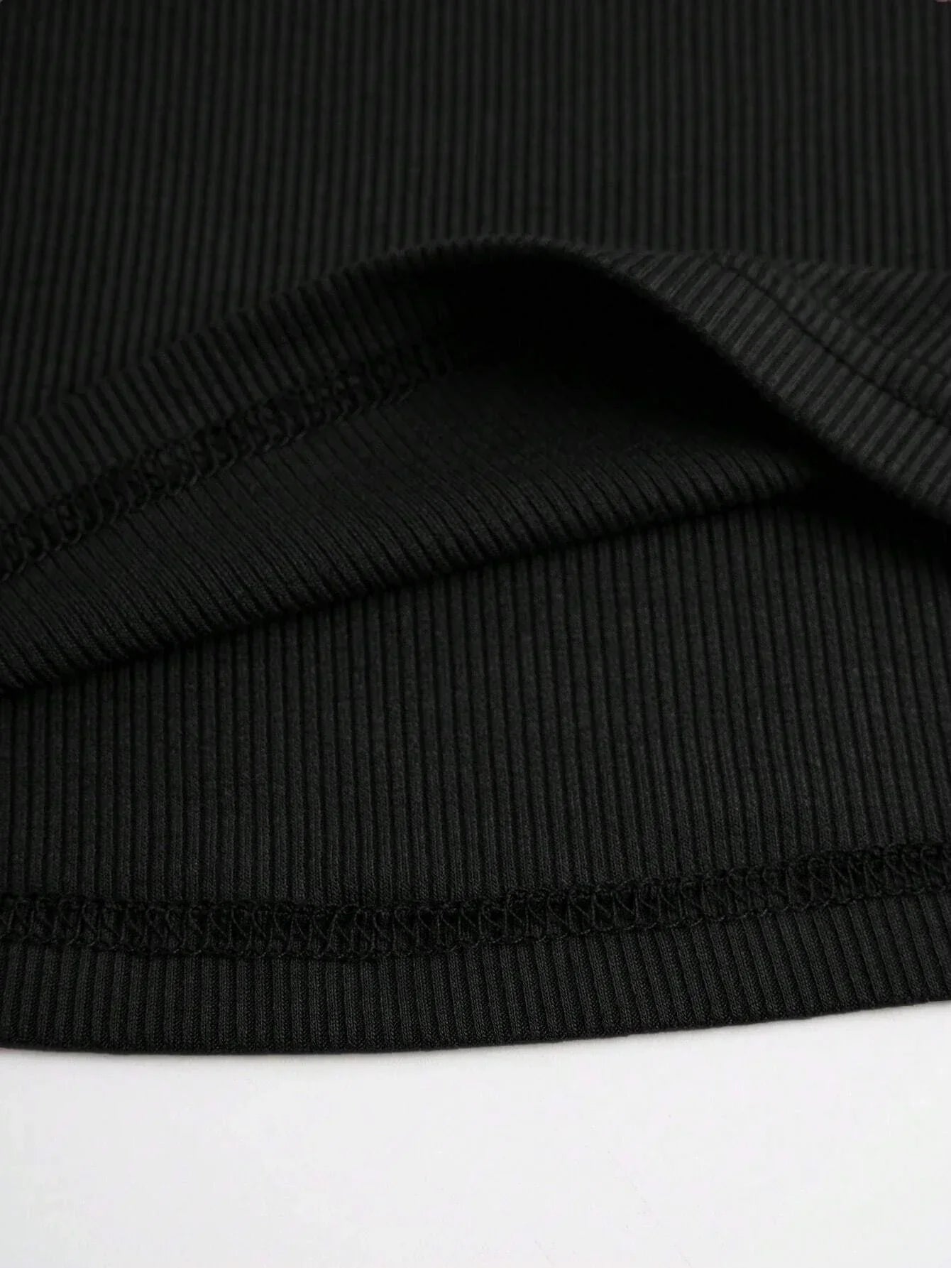 Camiseta de Malha com Elastano Recorte Vazado Fiorenze
