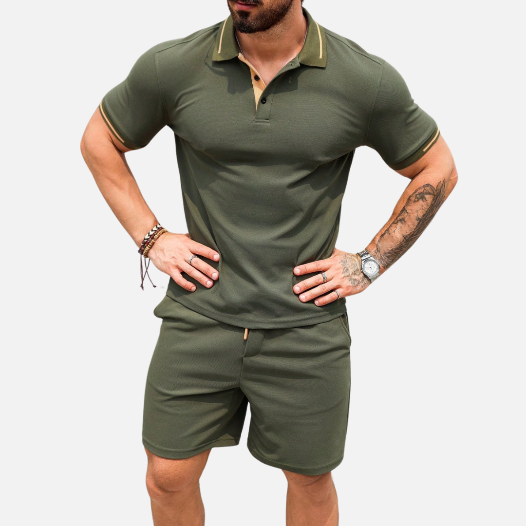 Conjunto Camisa Polo e Short Masculino Fiorenze FRZ24