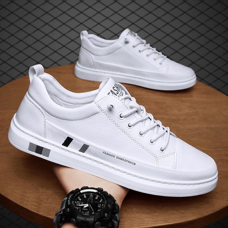 Tênis Masculino Slim Fiorenze - Couro Autêntico FRZ54