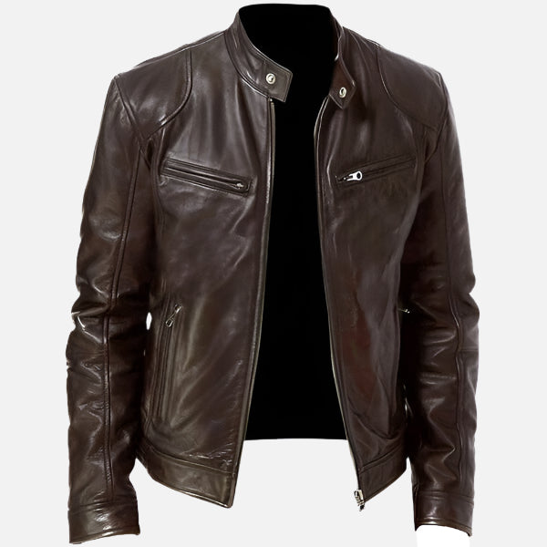 Jaqueta de Couro Masculina Fiorenze FRZ187