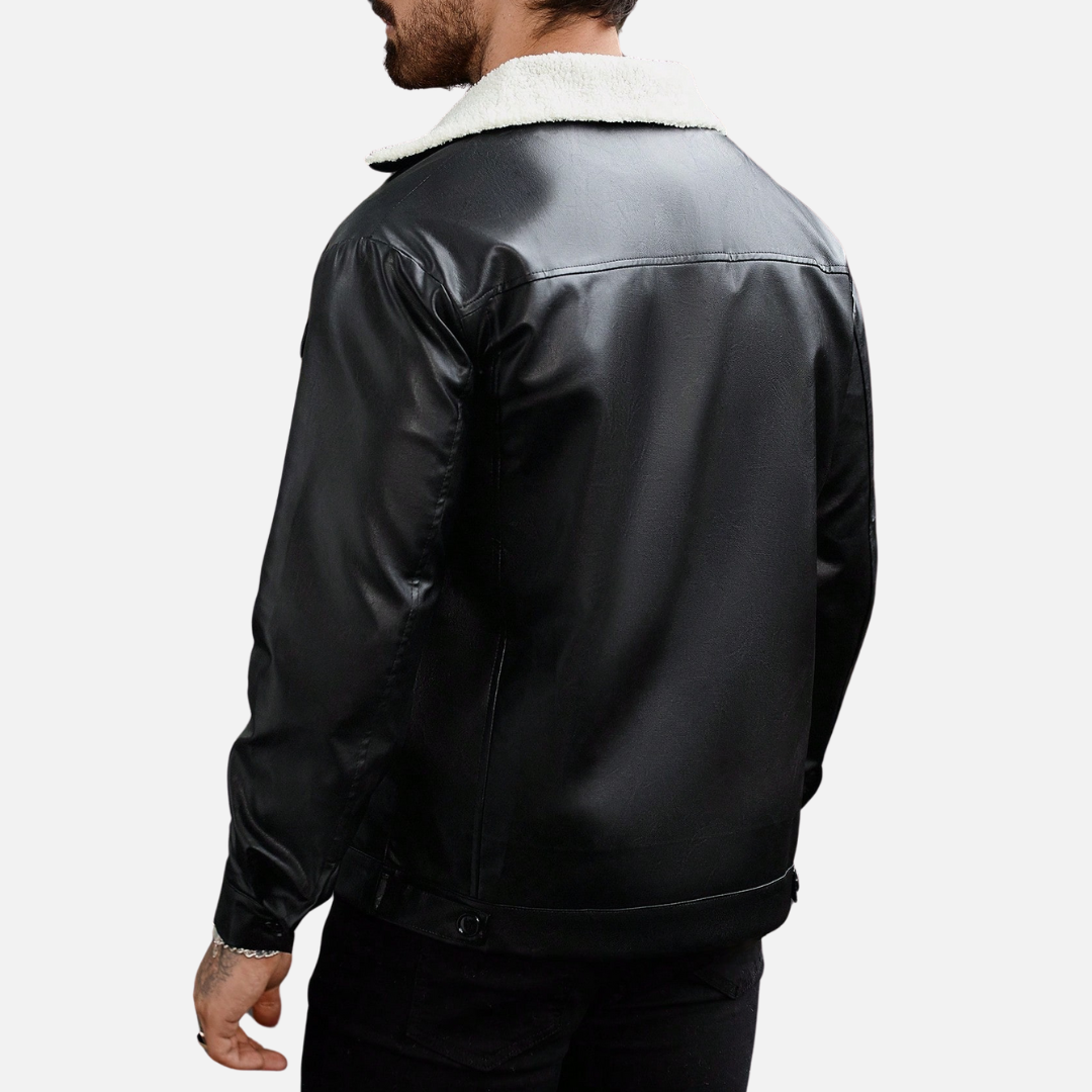 Jaqueta de Couro Masculina Fiorenze FRZ818