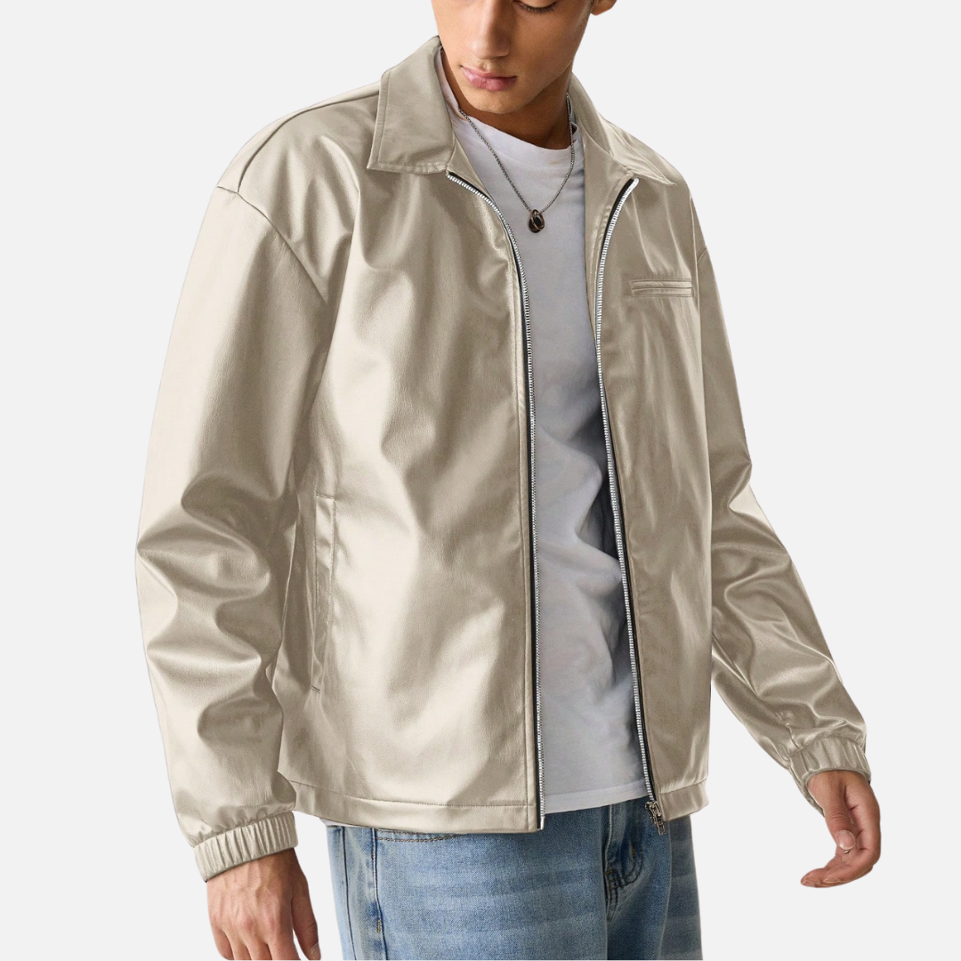 Jaqueta de Couro Masculina Fiorenze FRZ817