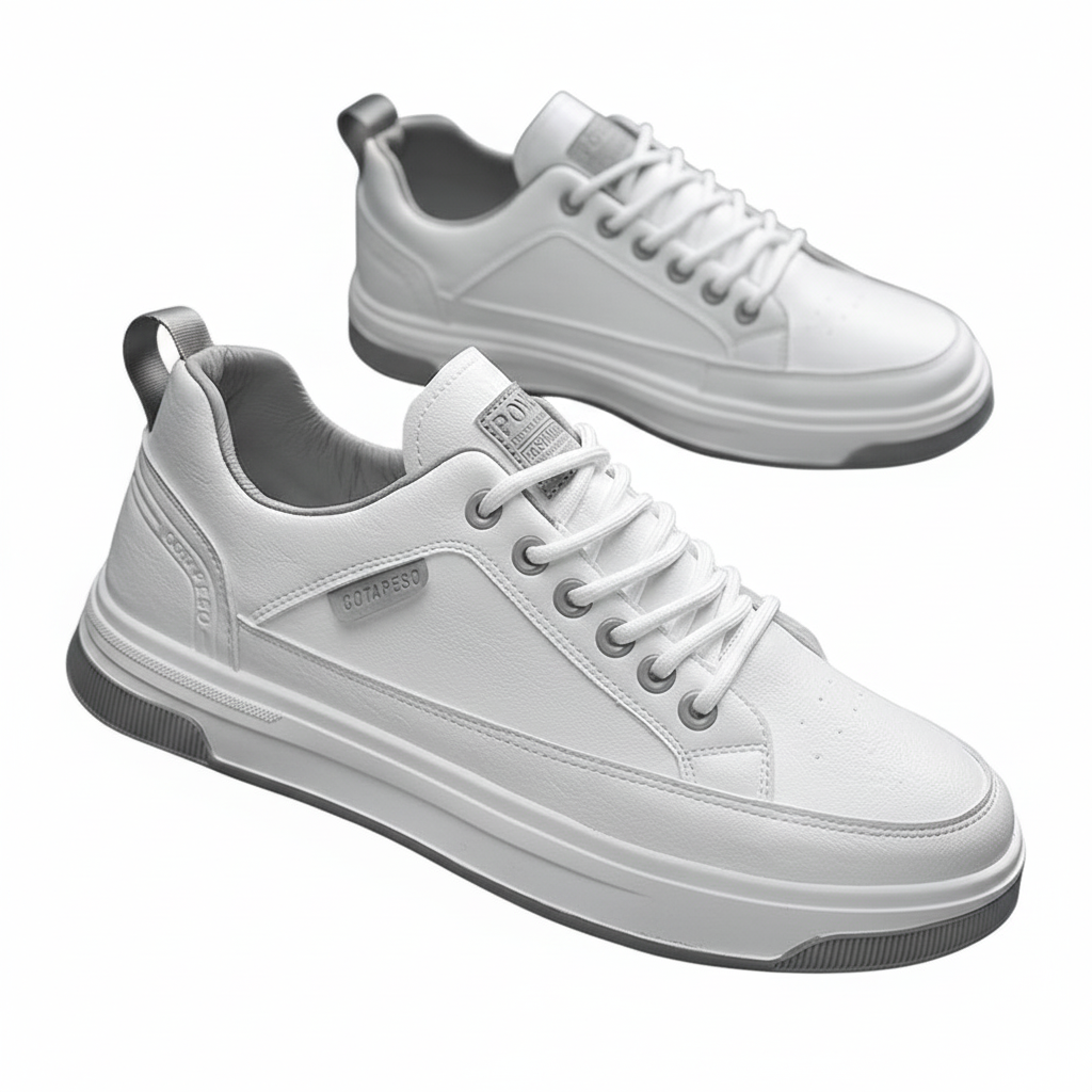 Tênis Casual de Couro Blend