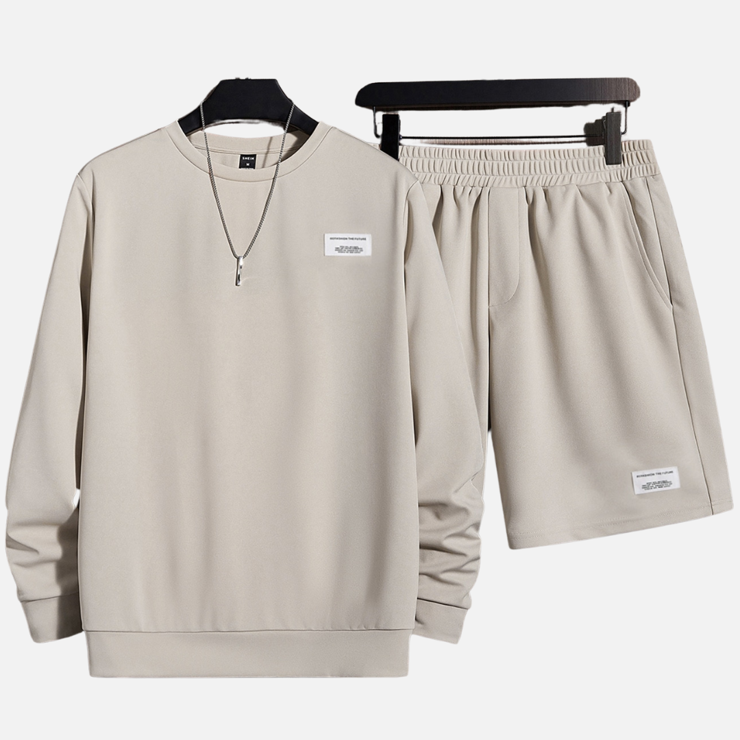 Conjunto Moletom e Short Masculino Fiorenze FRZ650