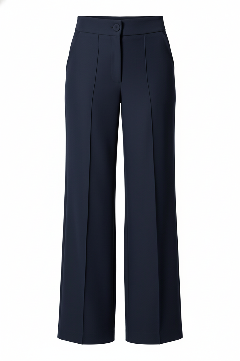 Calça Pantalona Com Vinco - Uban Fiorenze