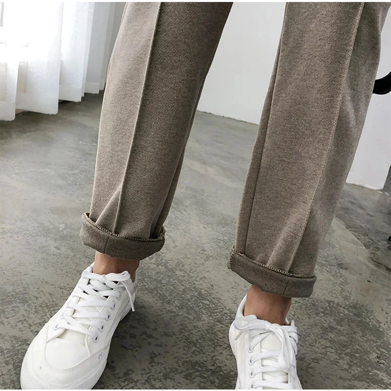 Calça de Alfaiataria Ajustada com Cintura Alta para Escritório Fiorenze